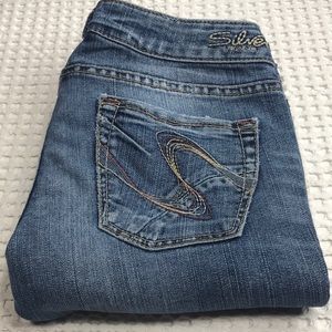 Silver Jeans Aiko Women Size 26 Slim Fit Five Pocket Medium Wash